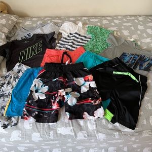 4-6T boy summer bundle capsule wardrobe with mixed brand- Nike, H&M, Uniqlo